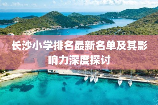 长沙小学排名最新名单及其影响力深度探讨