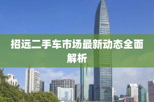 招远二手车市场最新动态全面解析