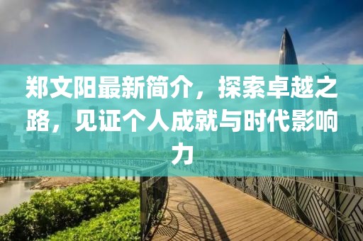 郑文阳最新简介，探索卓越之路，见证个人成就与时代影响力