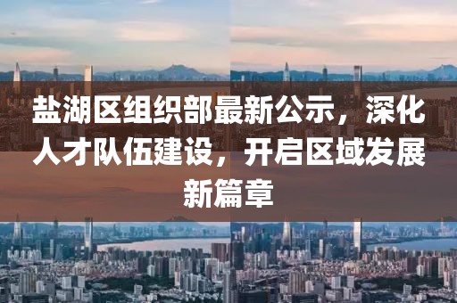 盐湖区组织部最新公示，深化人才队伍建设，开启区域发展新篇章