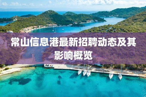 常山信息港最新招聘动态及其影响概览