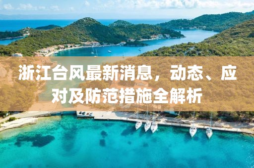 浙江台风最新消息，动态、应对及防范措施全解析