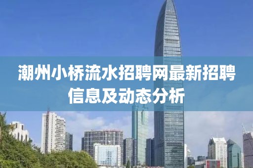 潮州小桥流水招聘网最新招聘信息及动态分析