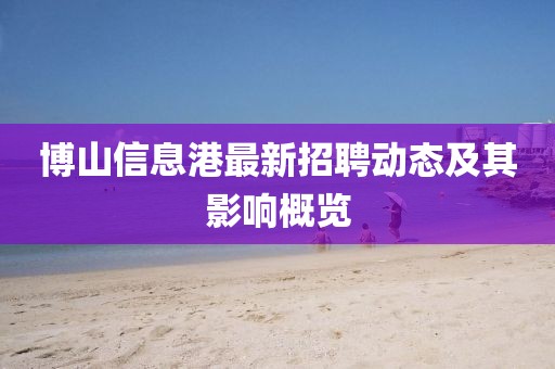 博山信息港最新招聘动态及其影响概览