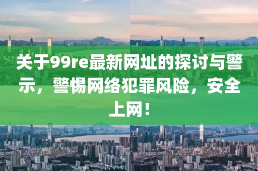 关于99re最新网址的探讨与警示，警惕网络犯罪风险，安全上网！