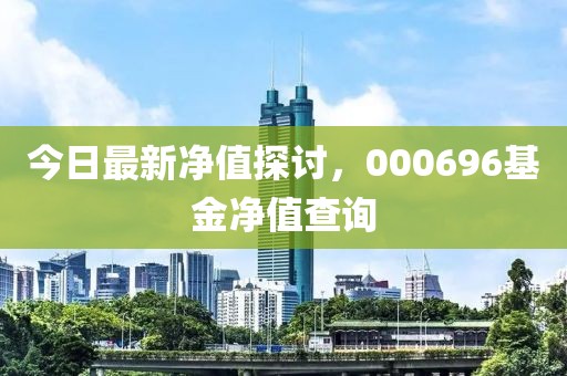 今日最新净值探讨，000696基金净值查询