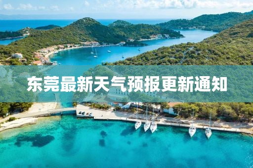 东莞最新天气预报更新通知