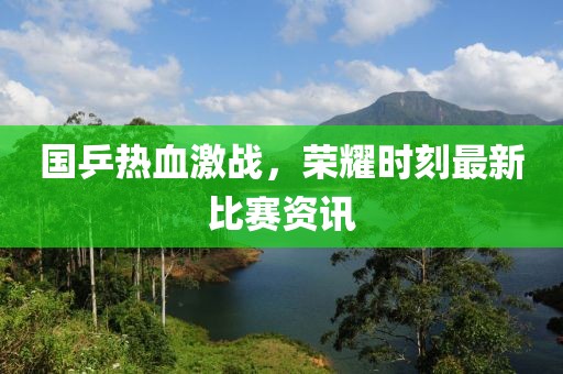 国乒热血激战，荣耀时刻最新比赛资讯