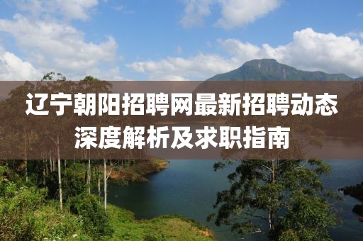 辽宁朝阳招聘网最新招聘动态深度解析及求职指南