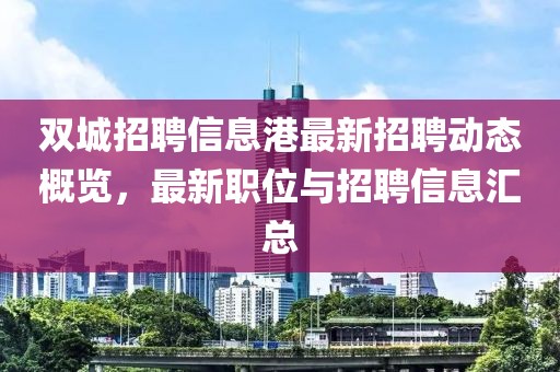 双城招聘信息港最新招聘动态概览，最新职位与招聘信息汇总