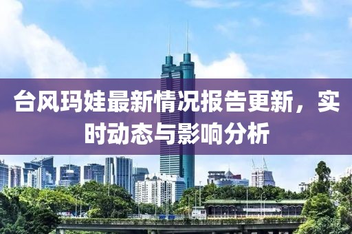 台风玛娃最新情况报告更新，实时动态与影响分析